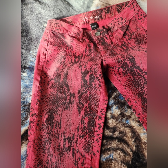 Snake pattern Skinny Jeans - Picture 2 of 5